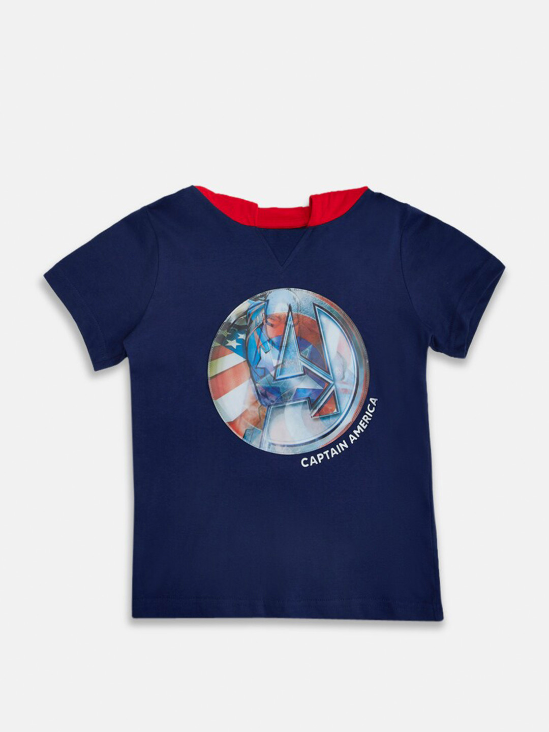 Pantaloons Junior Boys Capitan America Printed Cotton T-shirt