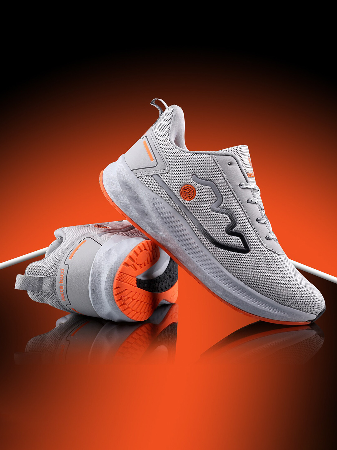 bacca bucci Men Essential Mesh Impactwire Technology Non-Marking Walking Shoes