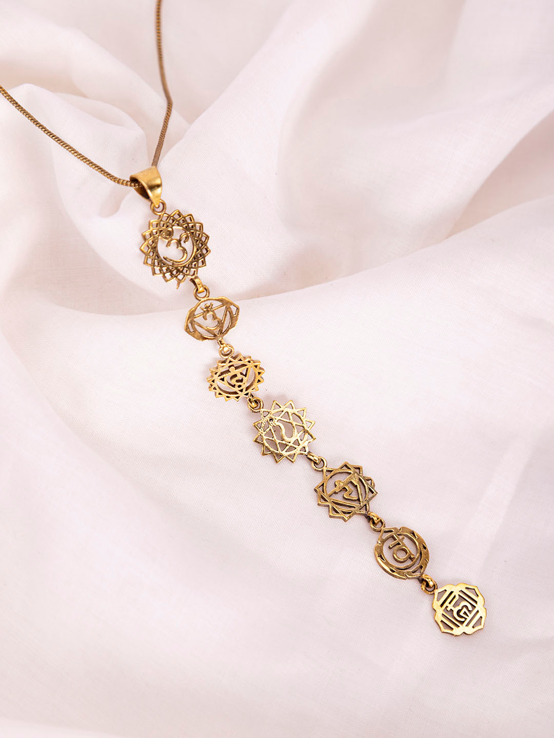 Studio One Love Gold-Plated Contemporary Pendant With Chain