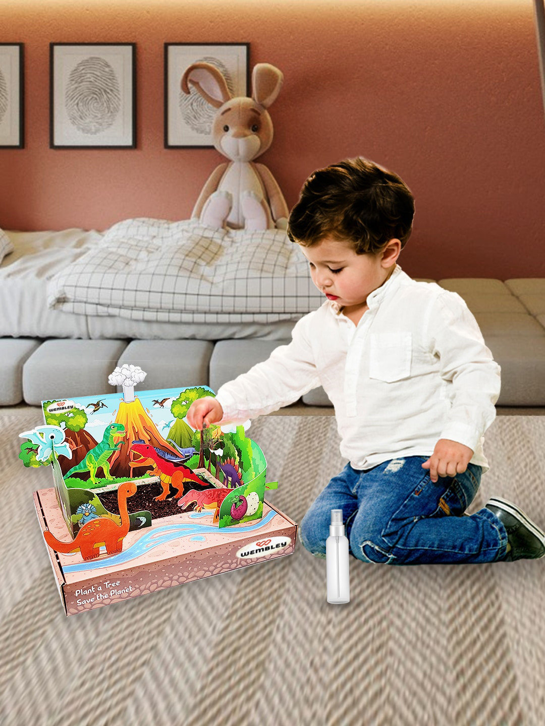 WEMBLEY Jurassic Garden With Real Seeds & Soil