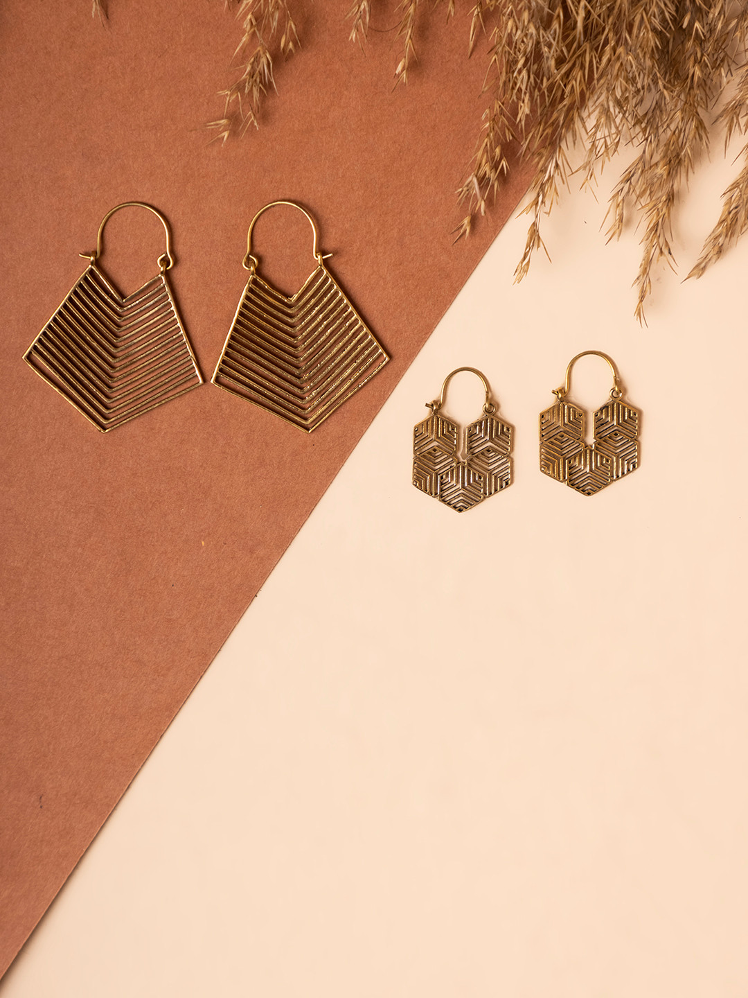 Studio One Love Set Of 2 Contemporary Drop Earrings