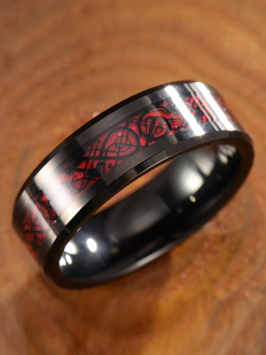 KARISHMA KREATIONS Set Of 2 Stainless Steel Dragon Rings