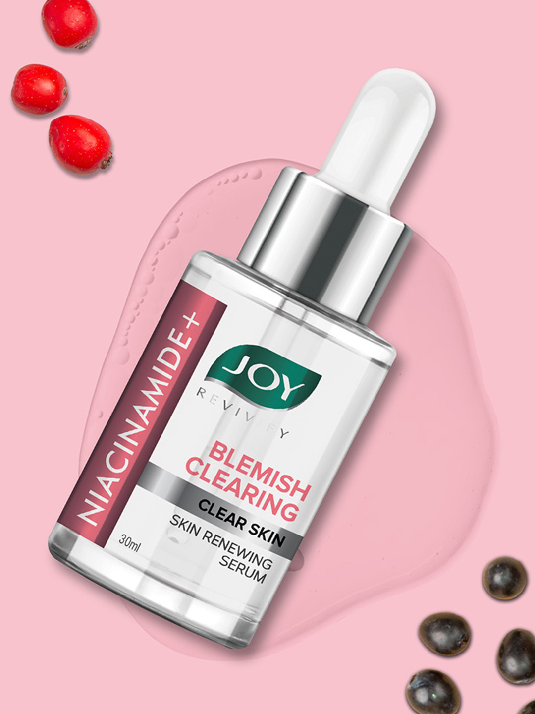 JOY Blemish Clearing Niacinamide Face Serum for Clear Skin - 30ml