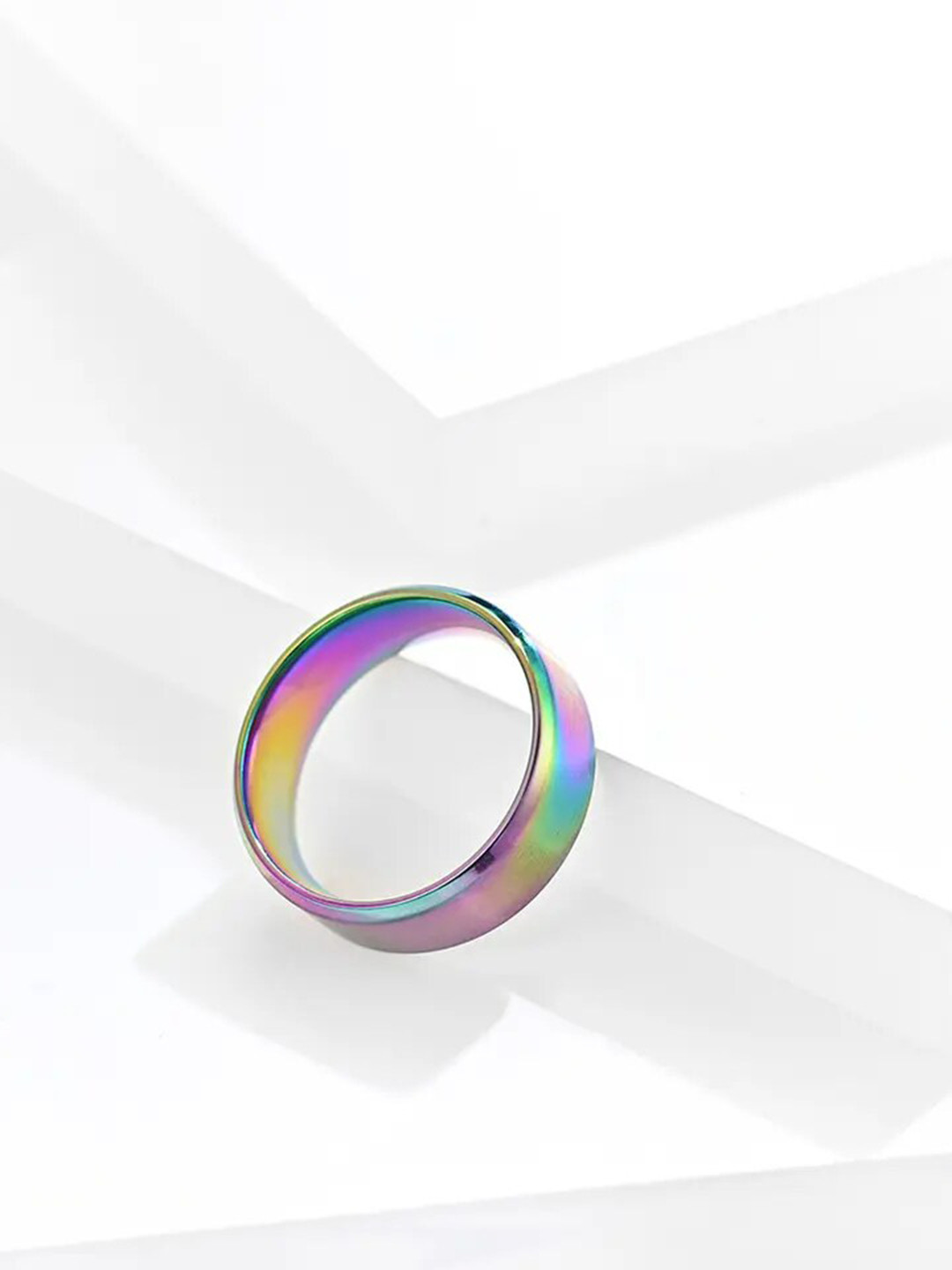 KARISHMA KREATIONS Stainless Steel Band Finger Ring