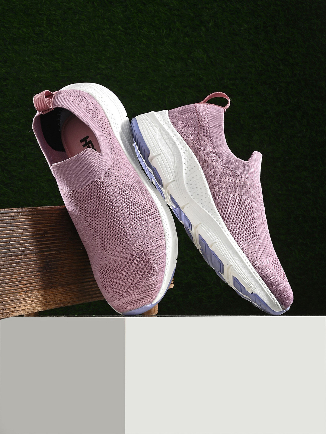 HRX by Hrithik Roshan Women Purple Memory Foam Non-Marking Walking Shoes