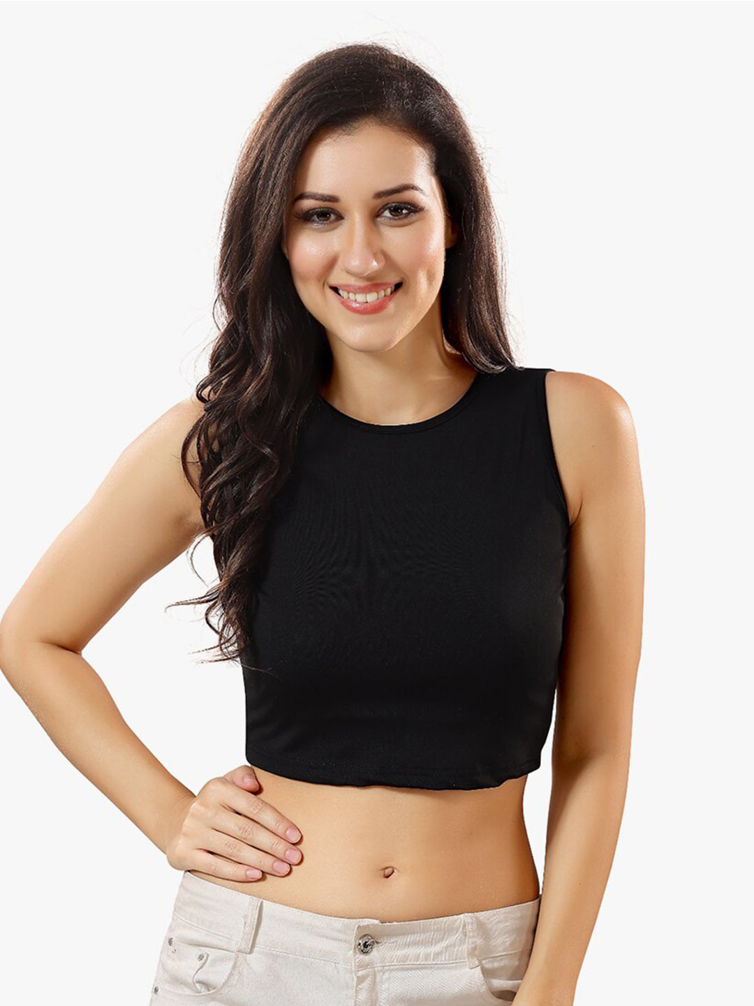 TRASA Crop Fitted Top