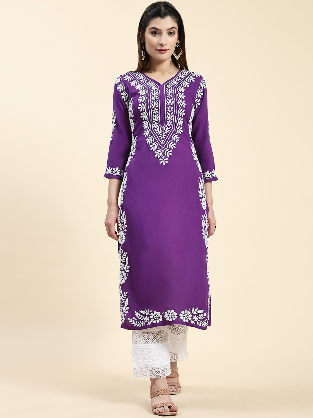 HOUSE OF KARI Thread Work Kurta