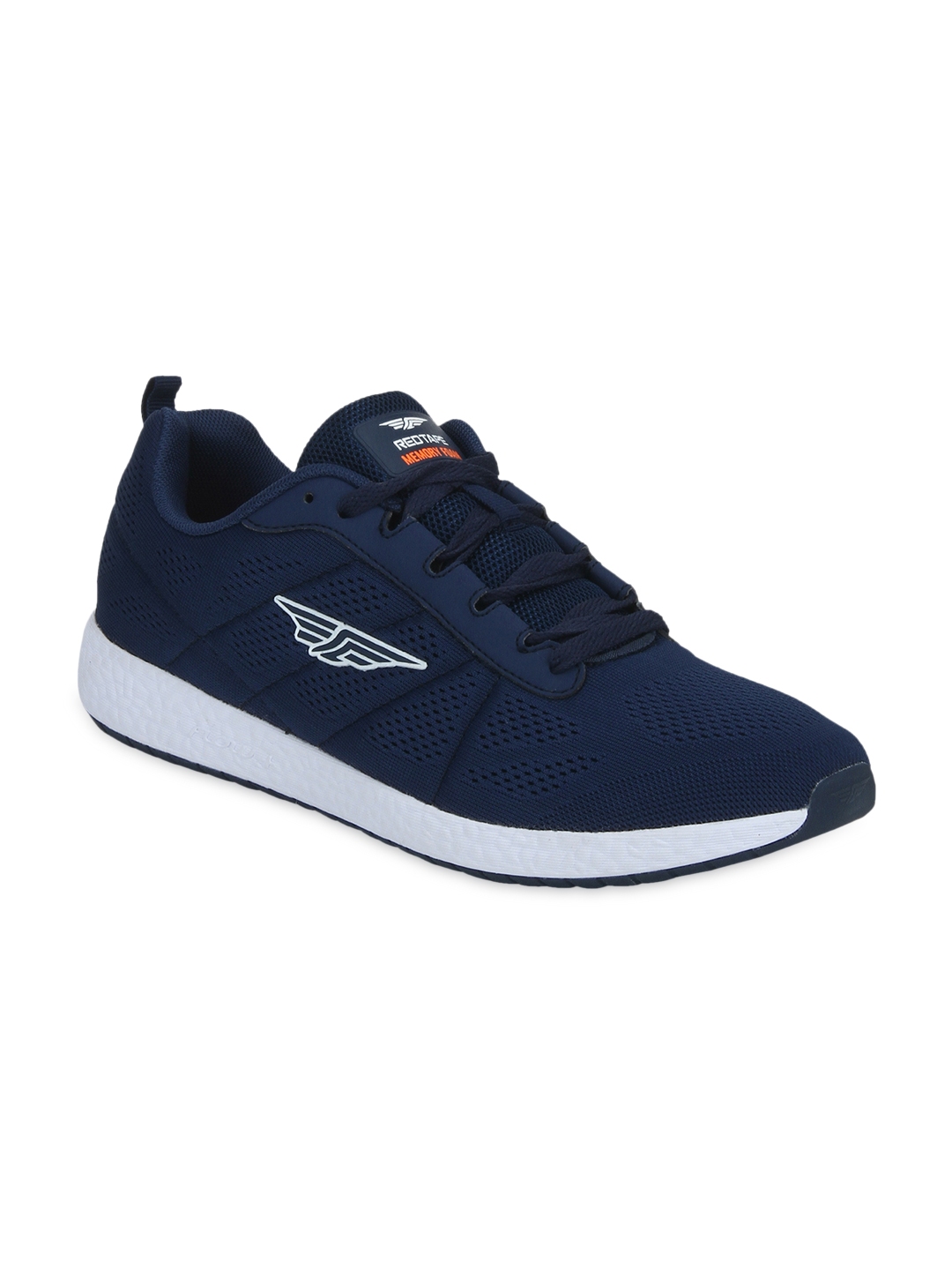 red tape men's blue running shoes