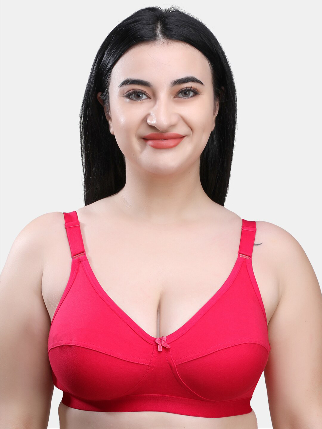 SKDREAMS Seamed Non Padded Medium Coverage Cotton Everyday Bra