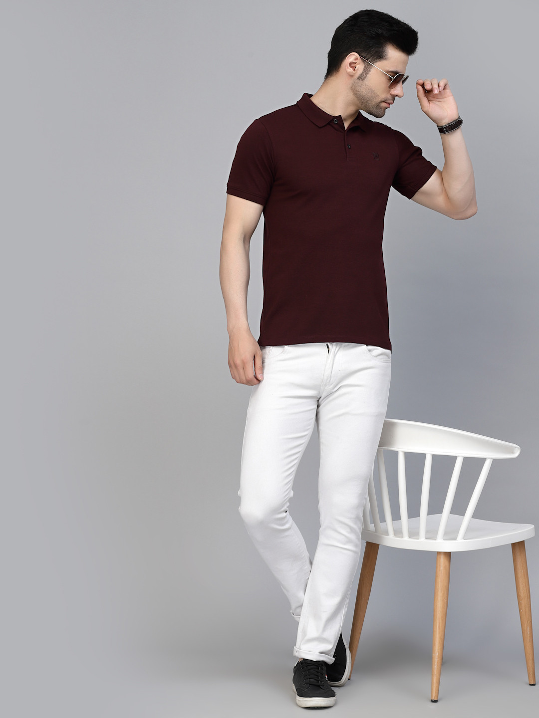 Rigo Polo Collar Cotton T-shirt