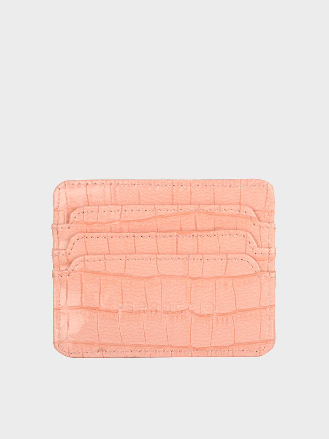 FERROCCIO Women Textured Card Holder