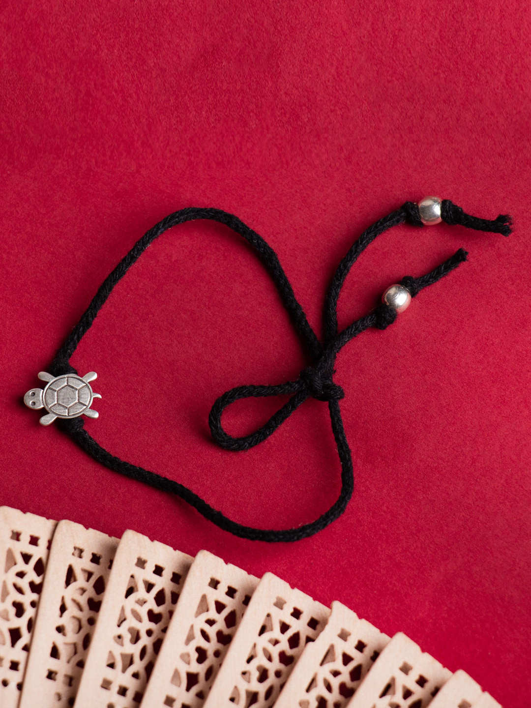 Shyle Kids 92.5 Sterling Silver Tortoise Charm Anklet