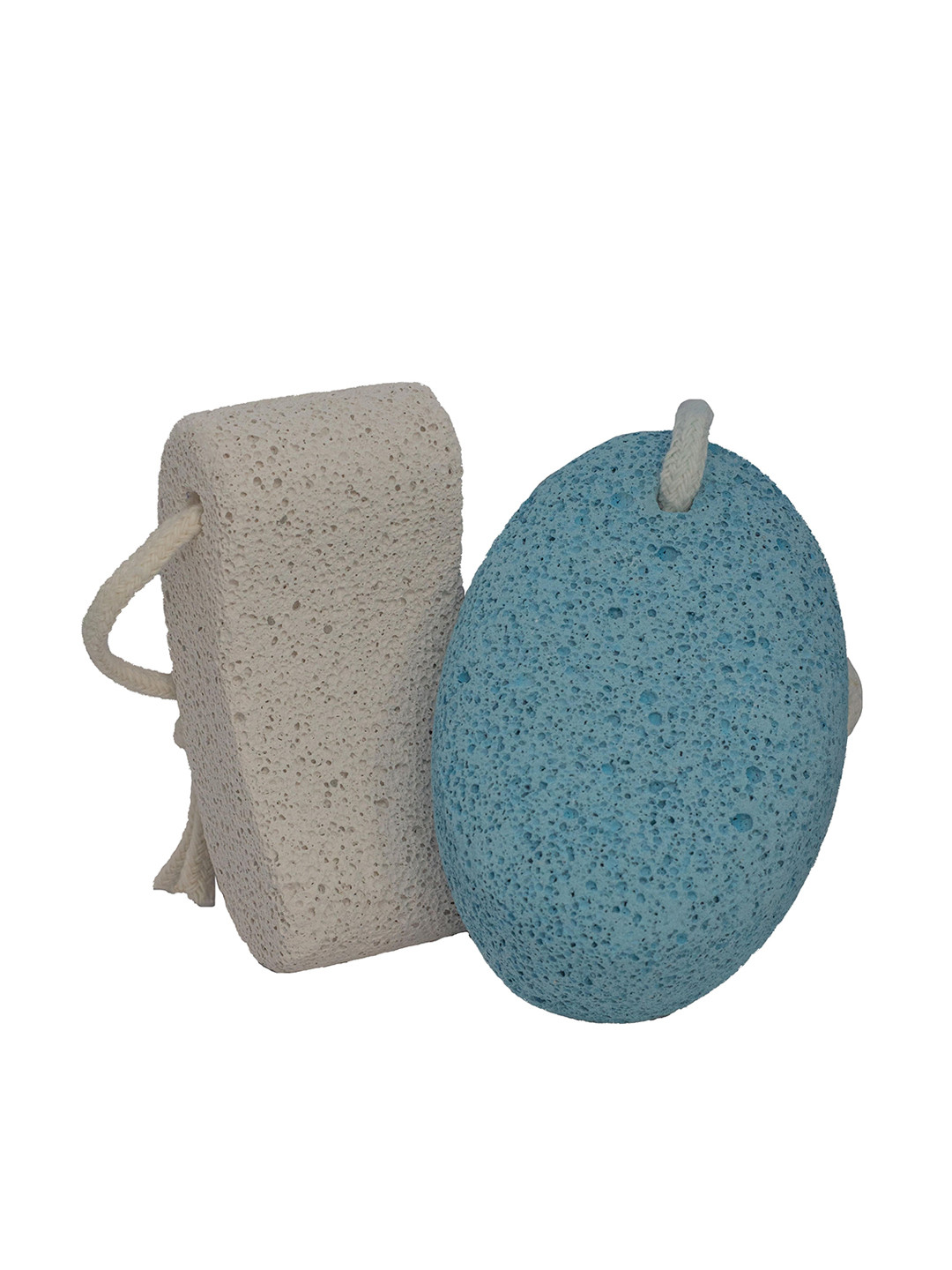 ALLURE Set of 2 Pumice Stones - White & Blue