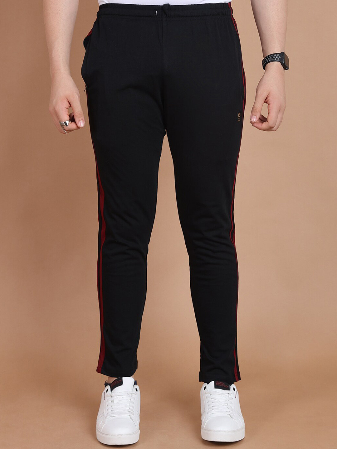berry blues Super Combed Pure Cotton Track Pants