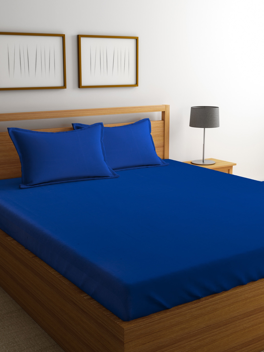 Bed sheet shop blue