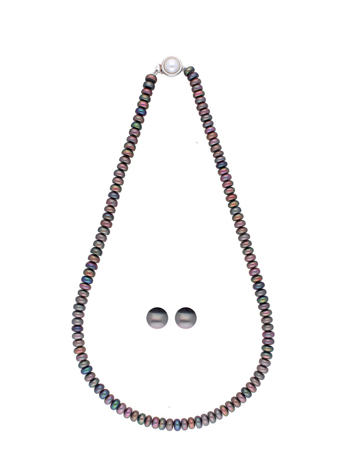 Sri Jagdamba Pearls Dealer Gold-Plated Pearl Beaded Jewellery Set