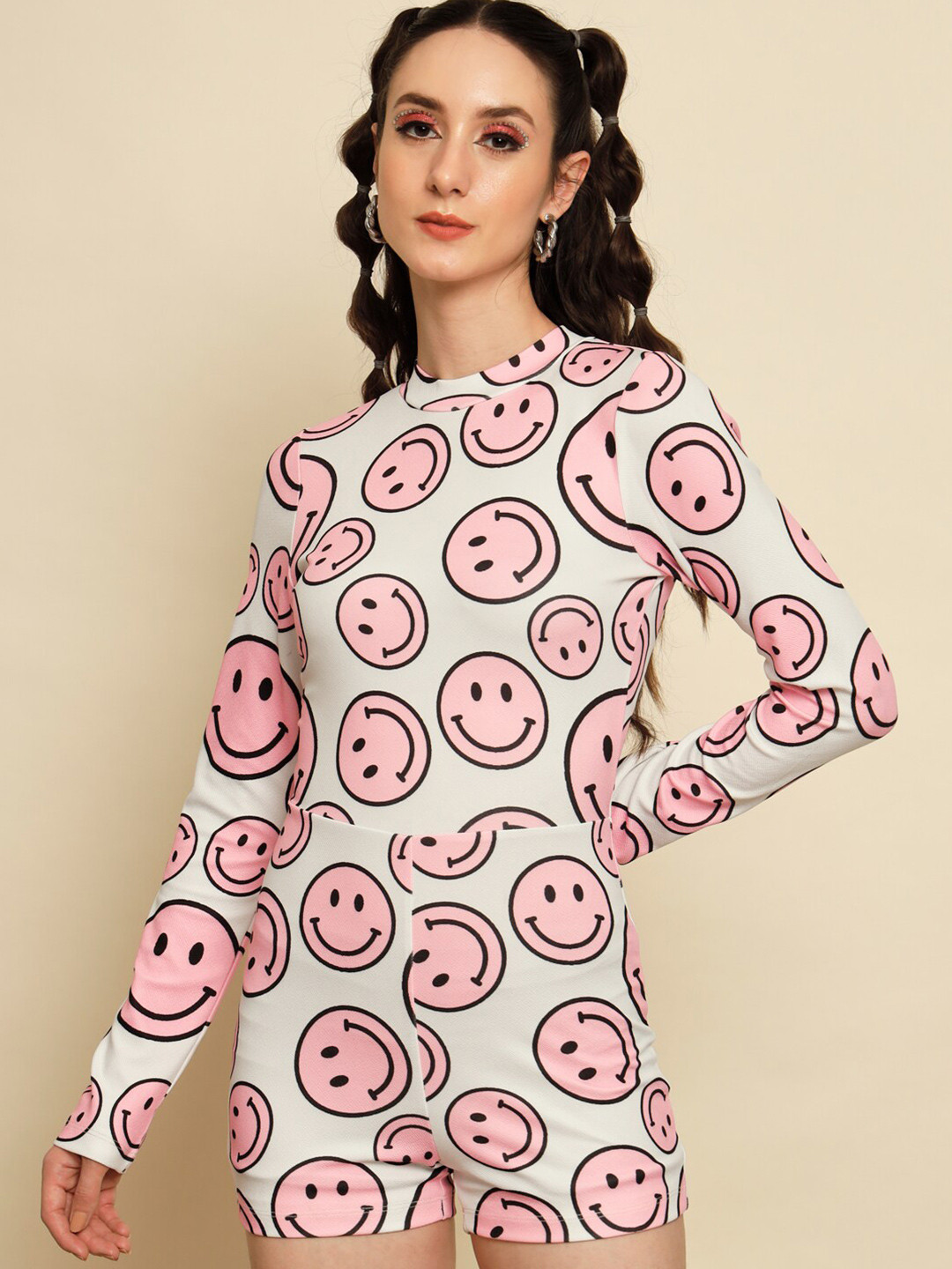 BAESD Printed Polyester Jumpsuit