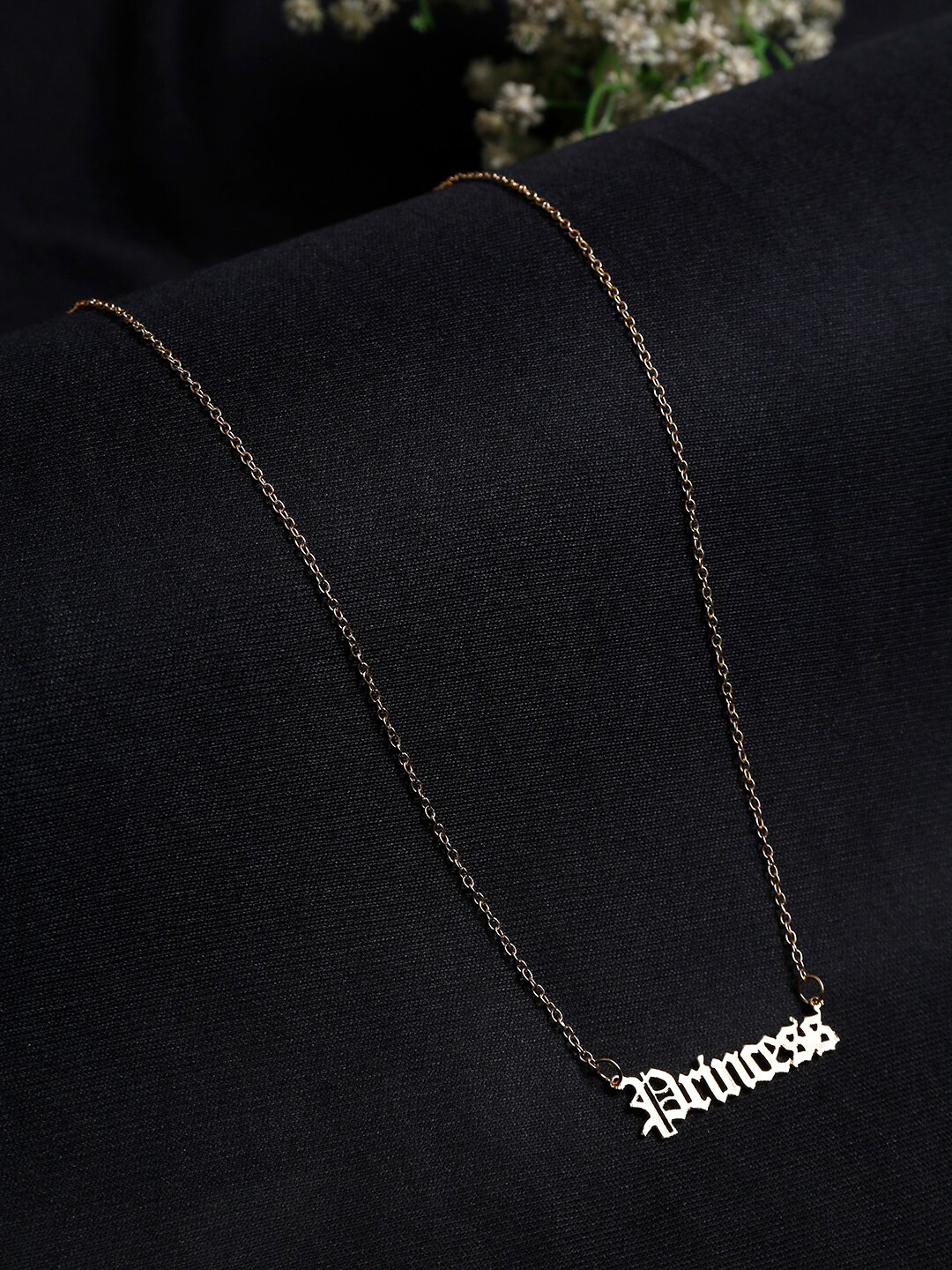 Sangria Gold Toned Gold-Plated Necklace