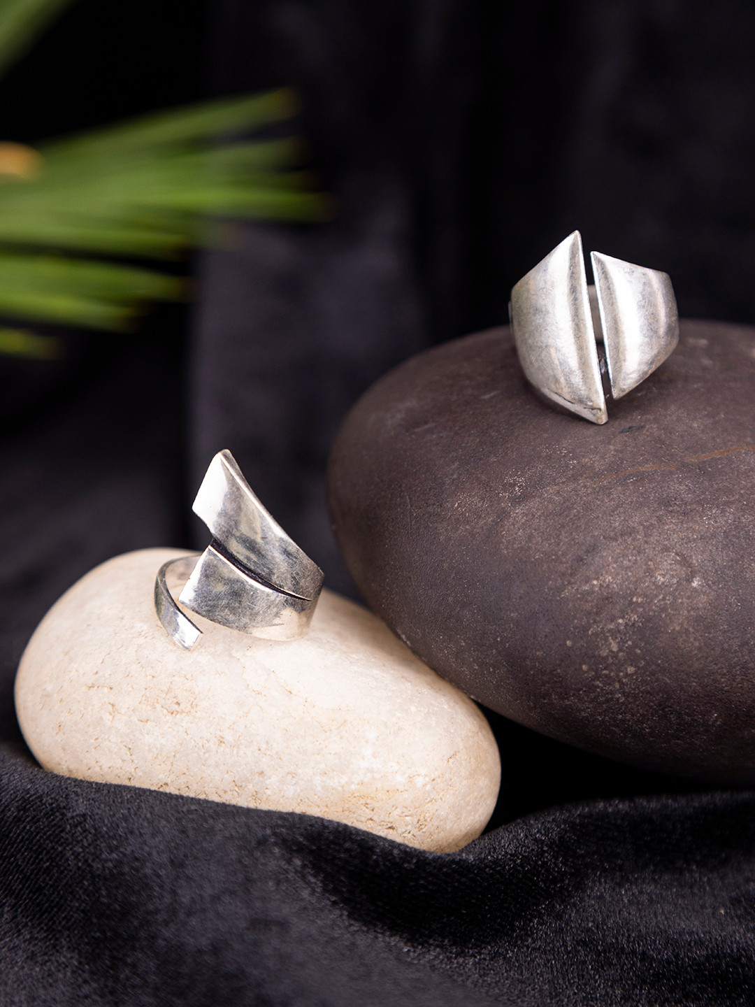 Studio One Love 2Pcs Brass-Plated Ring