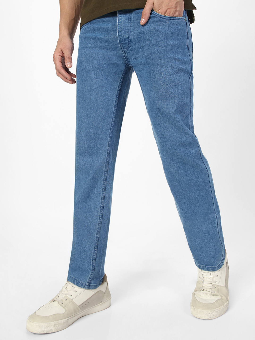 Urbano Fashion Men Mid-Rise Dark Shade Stretchable Jeans