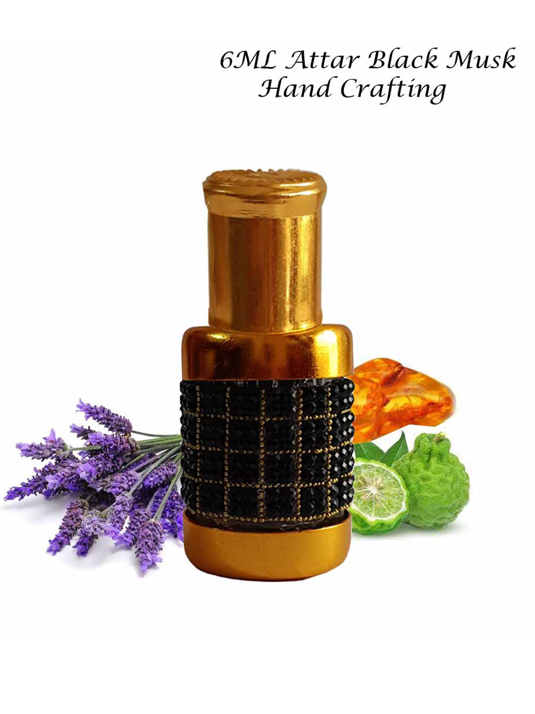 Menjewell Black Musk Attar Perfume-6 ml-Floral