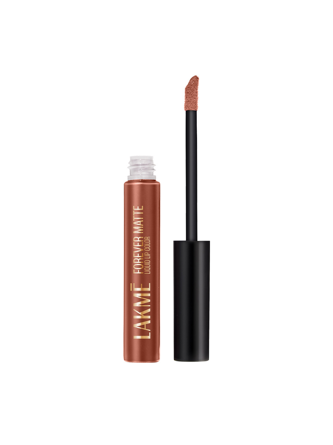 Lakme Forever Matte Lightweight & Transferproof 16Hr Liquid Lipstick 5.6ml - Nude Perk