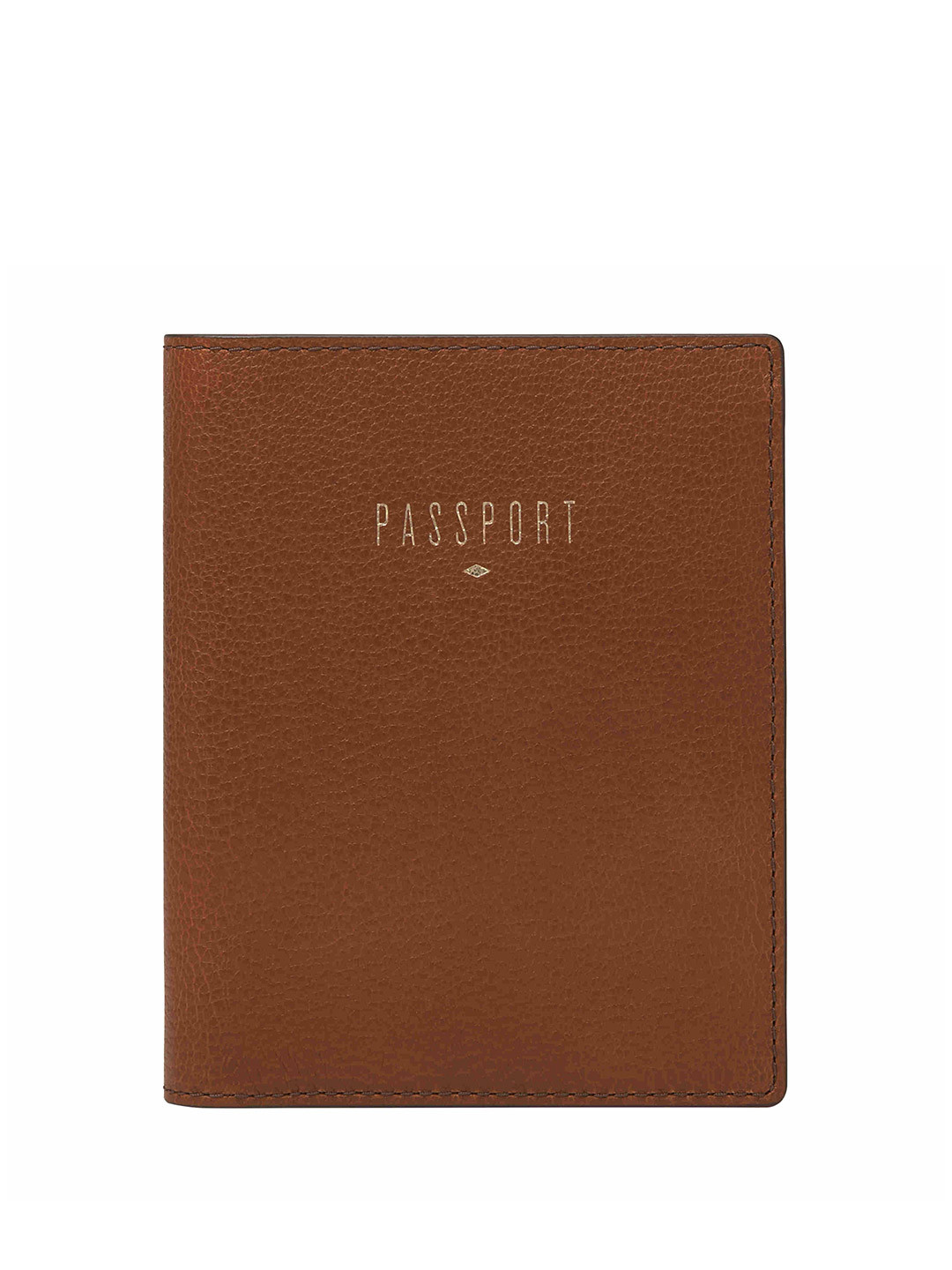 Fossil Textured Leather Passport Holder