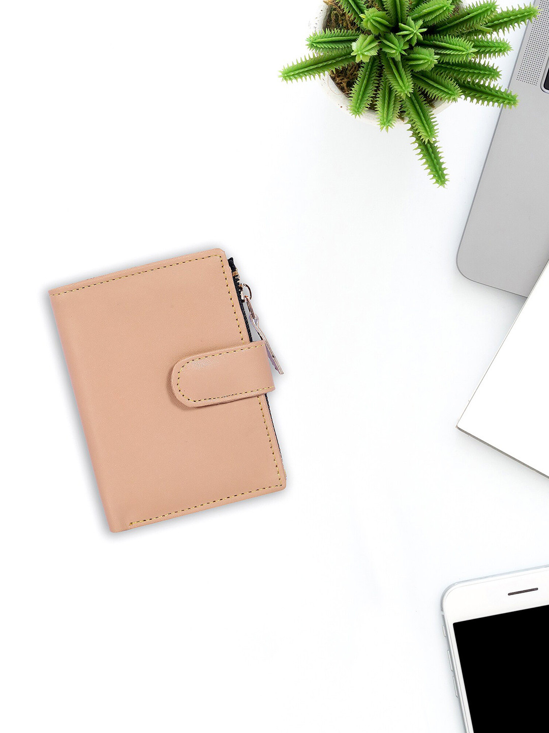 SAMTROH Women Zip Detail Card Holder