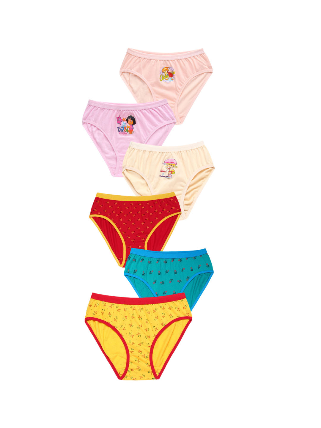 CARELOVE Printed Pack Of 6 Hipster Briefs