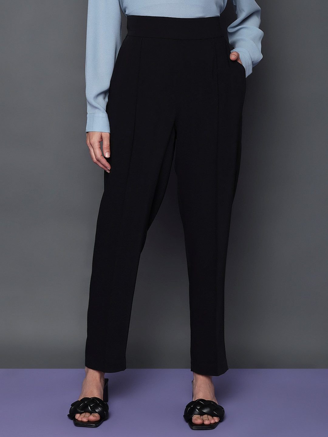 Vero Moda Women High-Rise Formal Trousers