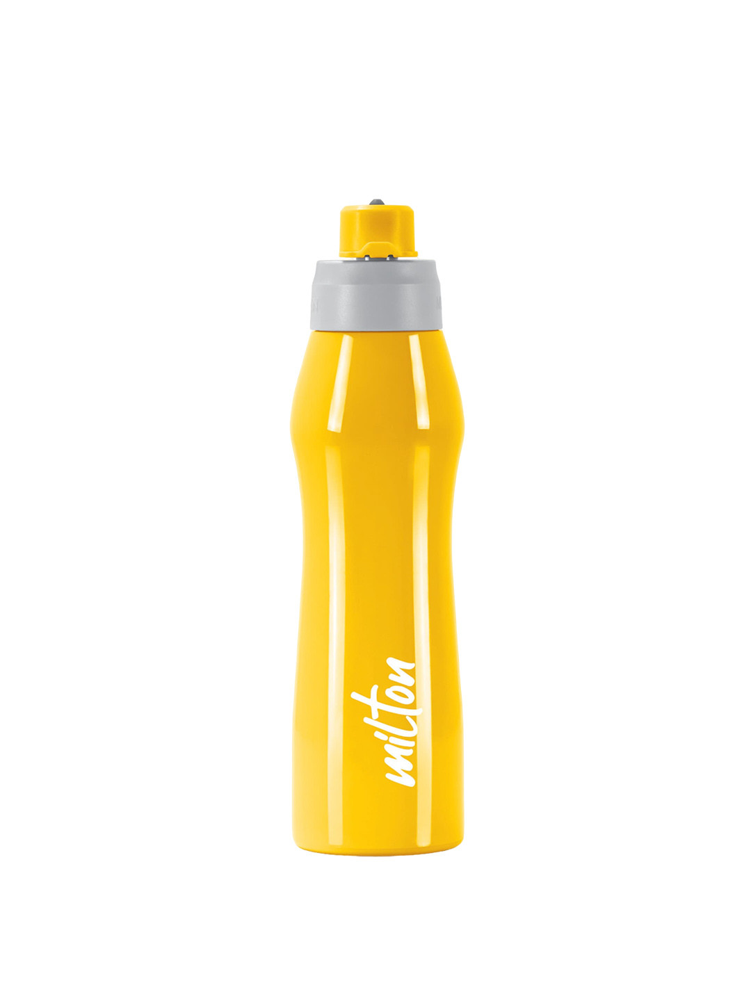 Milton Yellow Solid Stainless Steel Double Wall Vacuum Water Bottle - 885ml