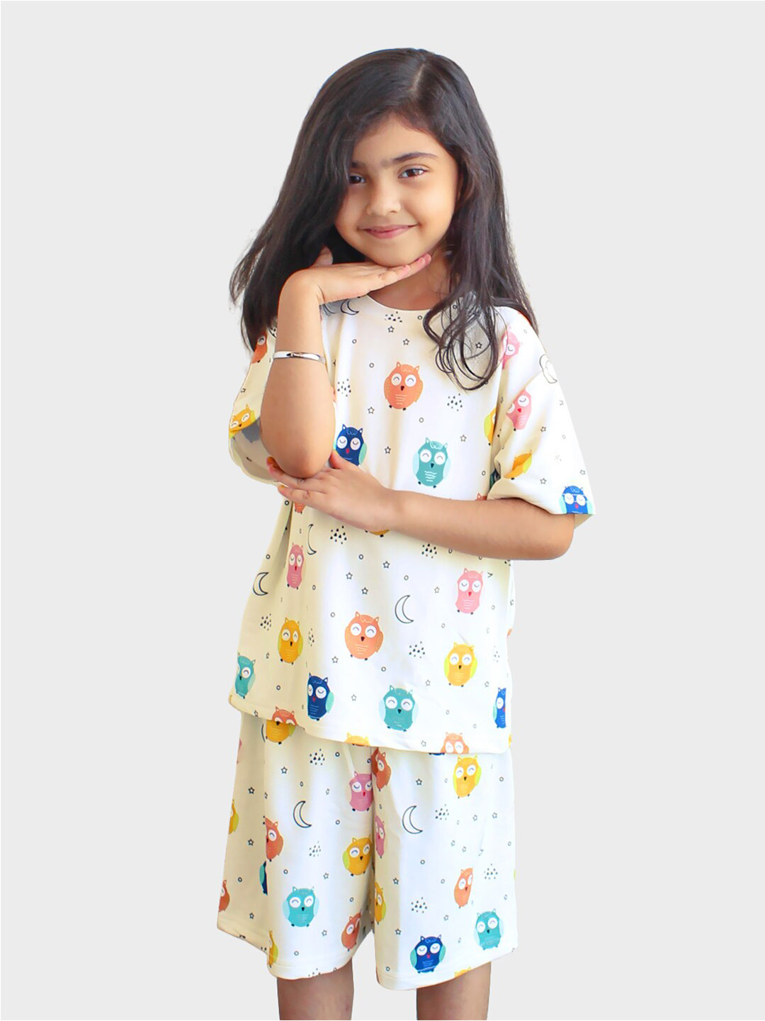 FFLIRTYGO Boys Printed T-shirt with Shorts