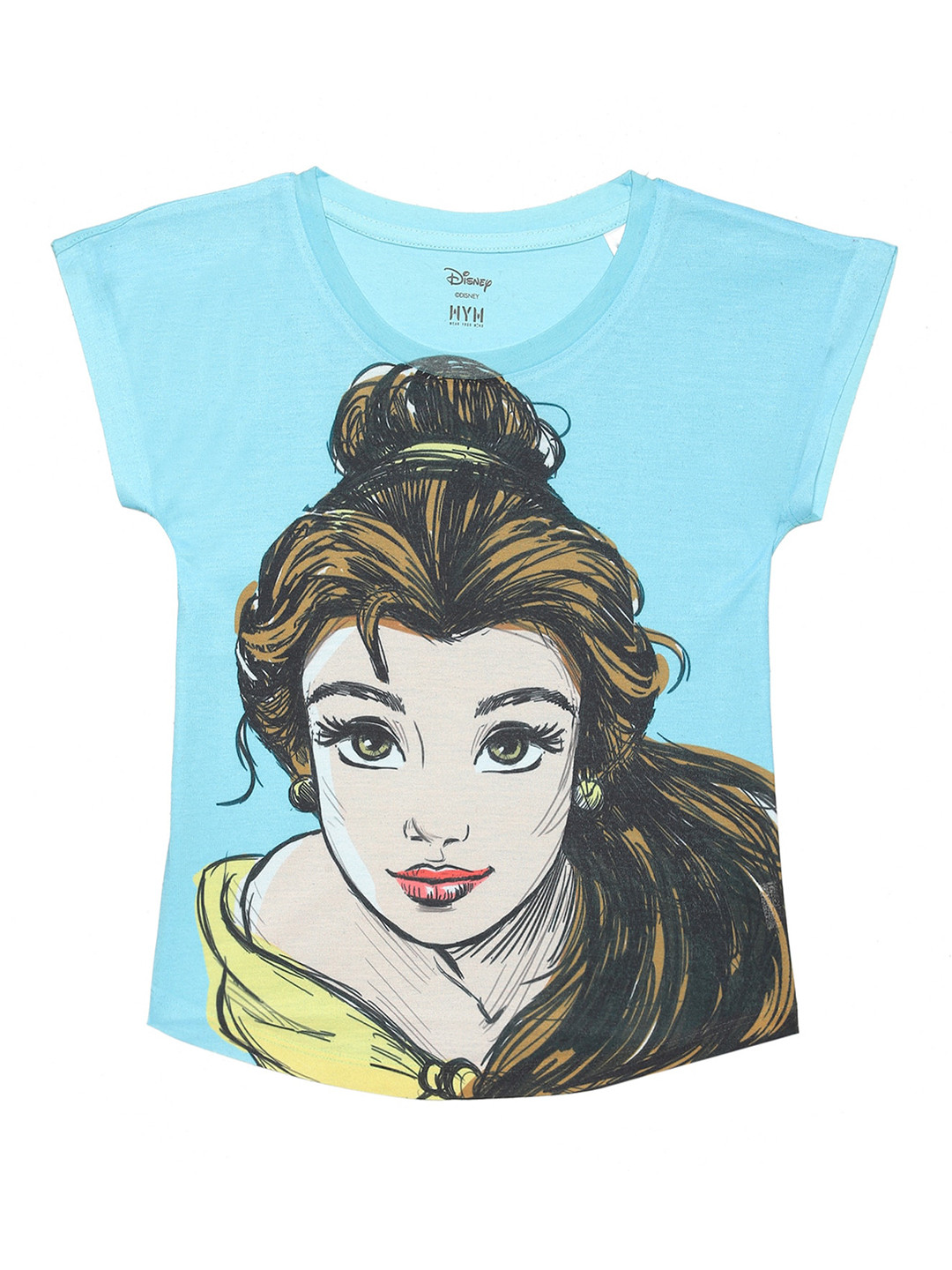 Wear Your Mind Cinderella Graphic Printed Extended Sleeves Top