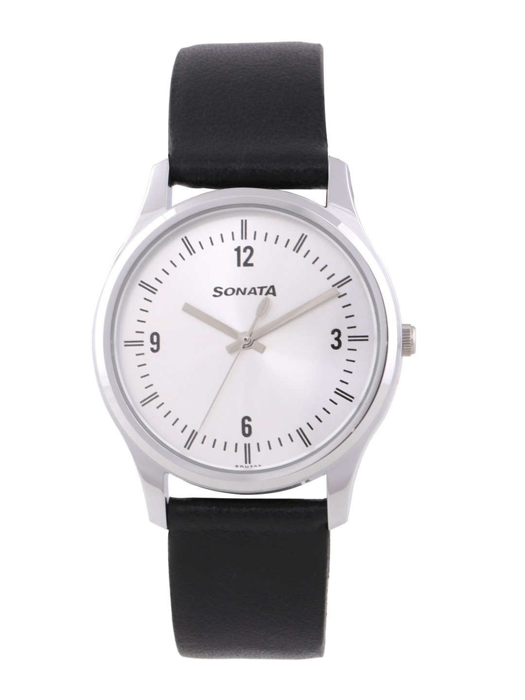 sonata silver watch