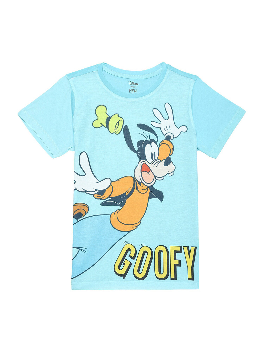 Wear Your Mind Boys Goofy Printed Round Neck T-shirt