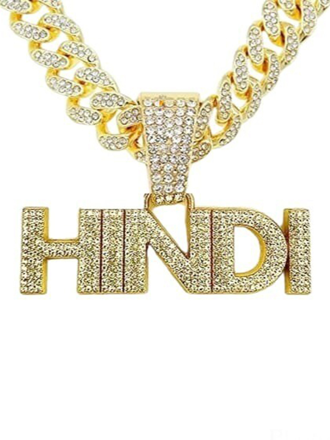 VIEN Gold-Plated Crystal Necklace
