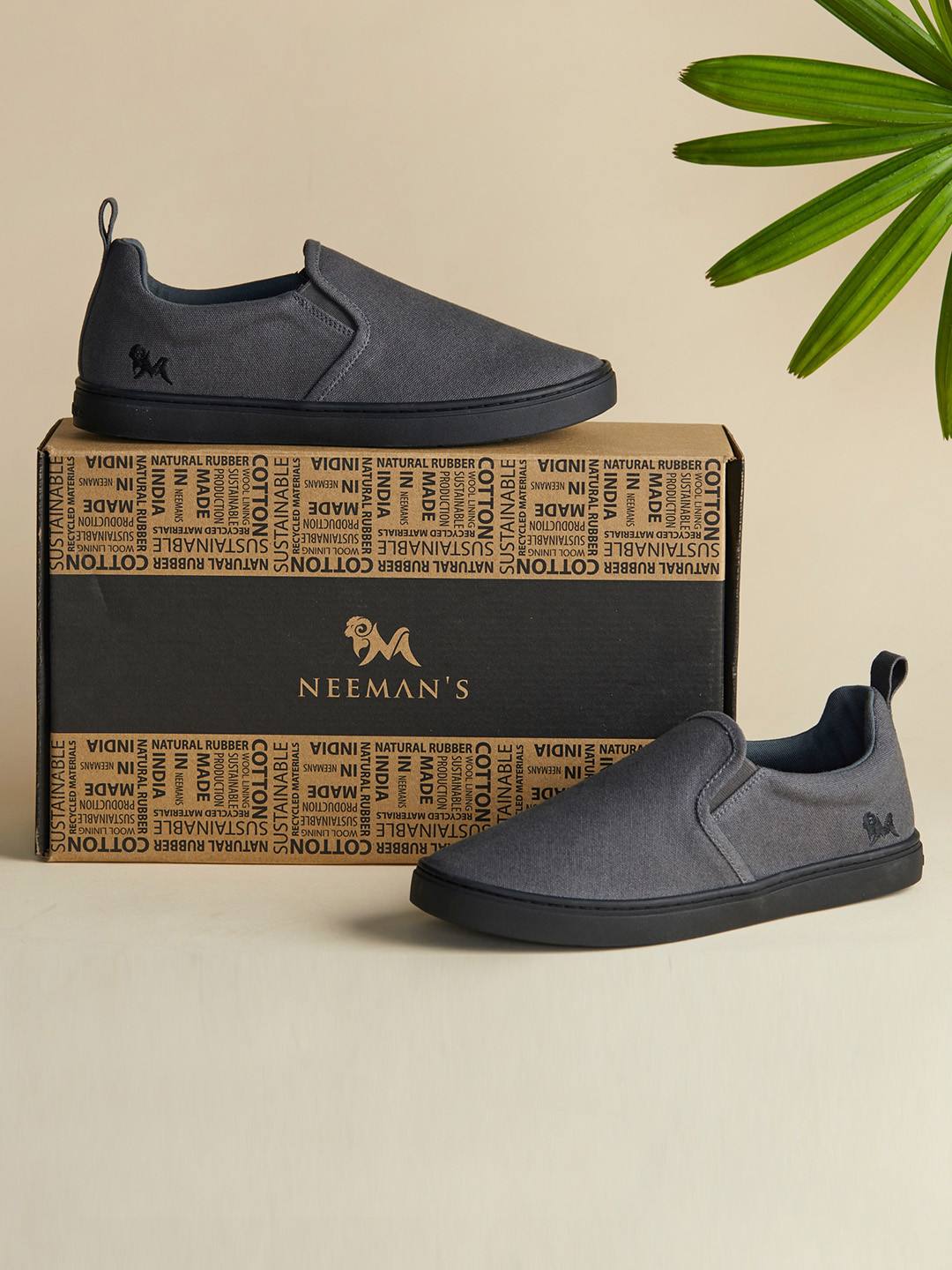 NEEMANS Classic Comfort Insole Textile Slip-On Sneakers