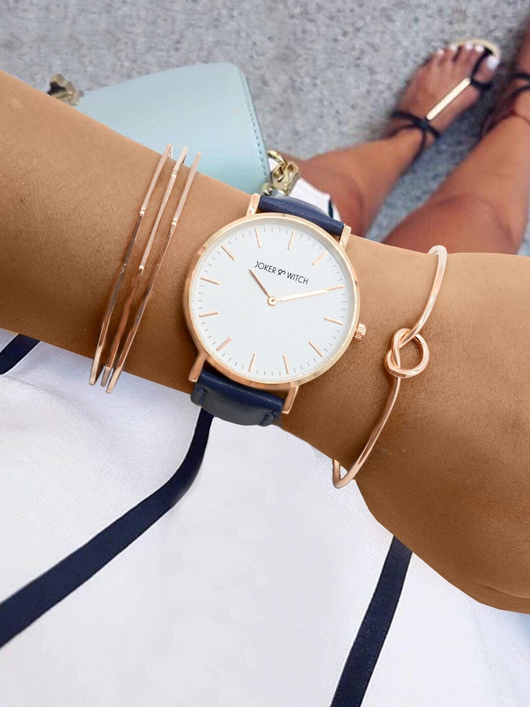 JOKER & WITCH Women Lupine Watch Gift Set JWBS98