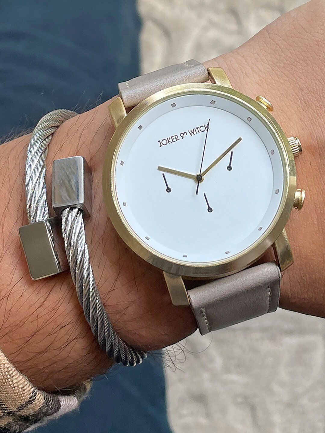 JOKER & WITCH Phillipe Men's Watch Bracelet Stack JWMBS60