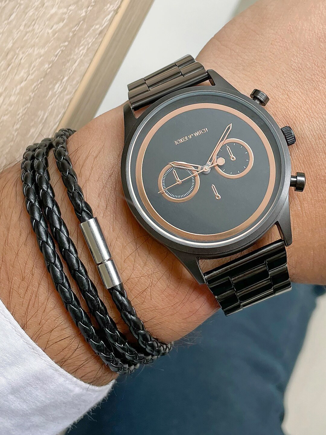 JOKER & WITCH Men SEBASTIAN Watch Gift Set JWMBS58