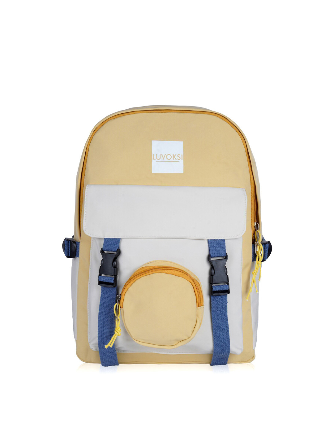 Luvoksi Colourblocked Medium Backpack