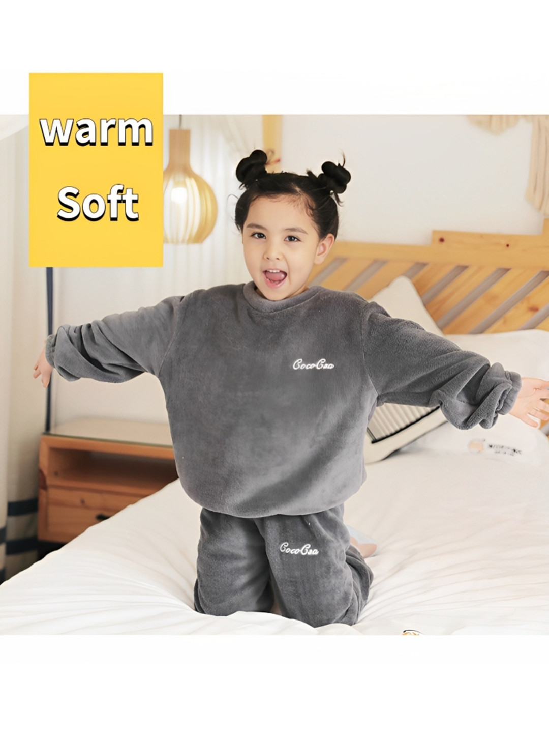 Lugo Kids Round Neck Night suit