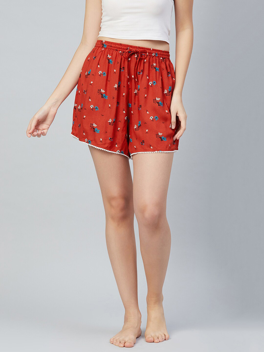 The Snug Studio Women Floral Printed Lounge Shorts