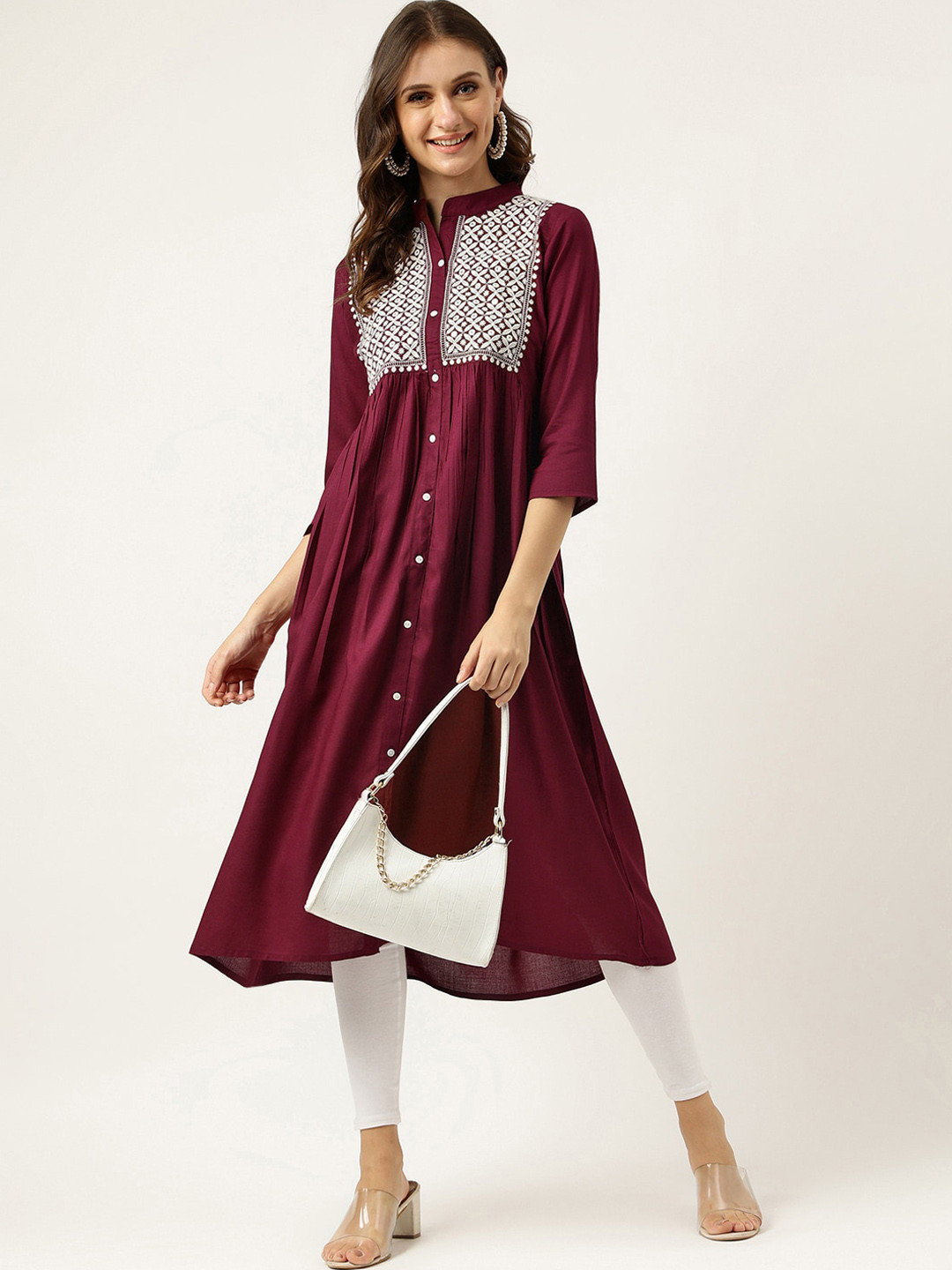 Ashlee Ethnic Embroidered Anarkali Kurta