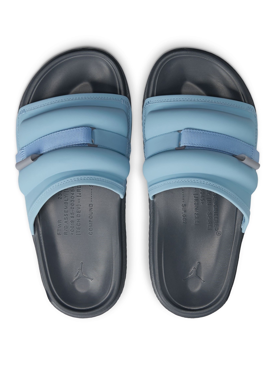 NIKE★JORDAN SUPER PLAY★CHAMBRAY/DARK BLUE GREY Jordan - Jordan Super Play Slide - VegNonVeg