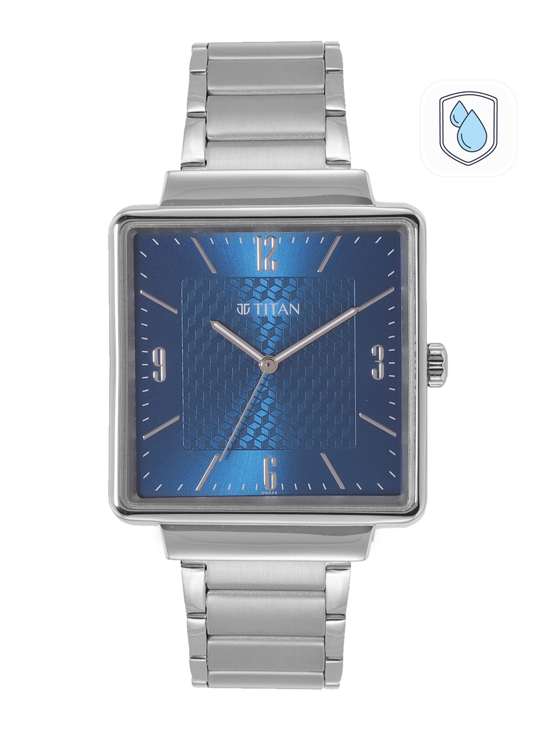 Titan Men Stainless Steel Bracelet Style Straps Analogue Watch NR10005SM01