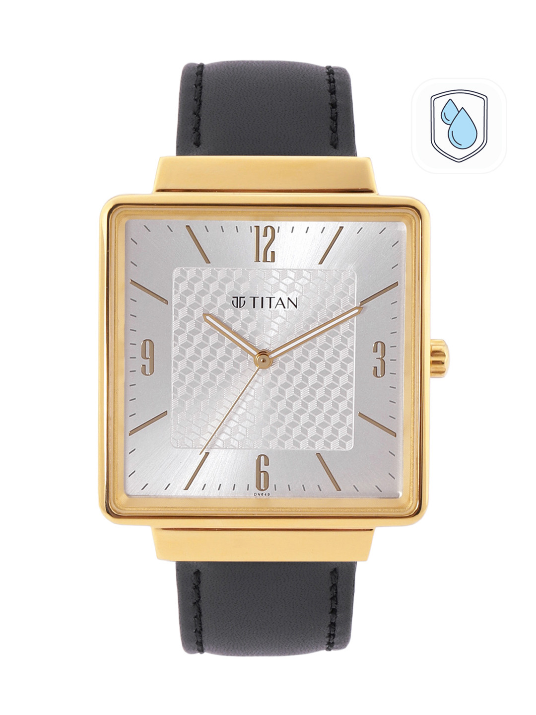 Titan Men Leather Straps Analogue Watch NR10005YL01