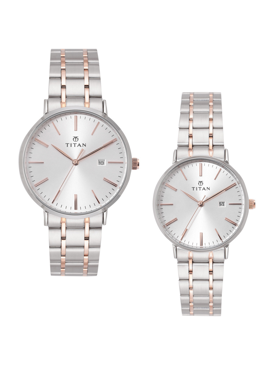 Titan Unisex PAIR BANDHAN His and Her Analogue Watch NR9400294202KM01