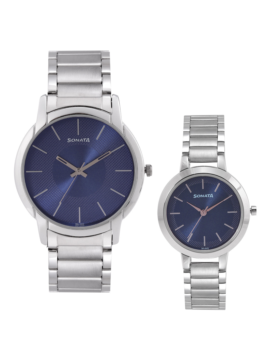 Sonata Unisex Set Of 2 Bracelet Style Straps Analogue Watches NR770318141SM01