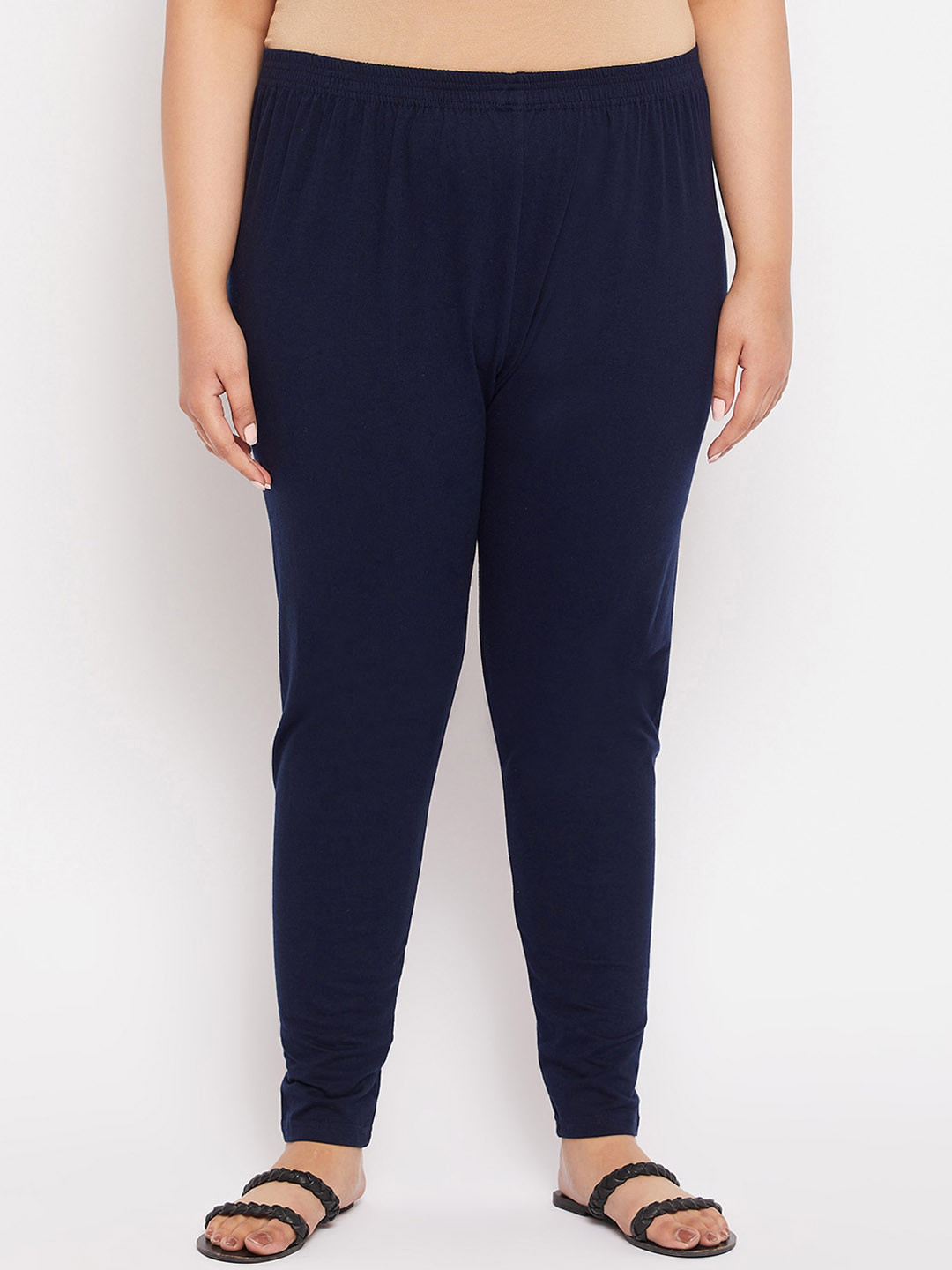 CLORA CREATION PLUS Women Plus Size Regular Fit Ankle-Length Cotton Leggings
